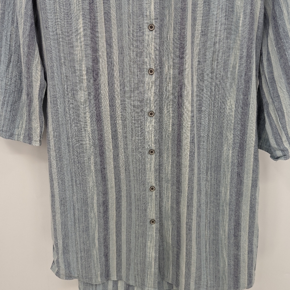 LOFT Outlet Lounge Roll Tab Sleeve Dress - Picture 3 of 8